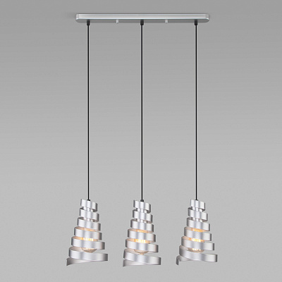 Cветильник подвесной Eurosvet Серебро 50058/3***