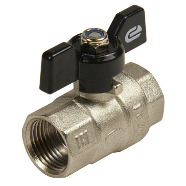 Кран шаровой Ondo для воды бабочка никель 1/2" г/г ONFFB012