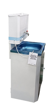 Умывальник Посейдон с ЭВН нерж. сталь Белый 175294