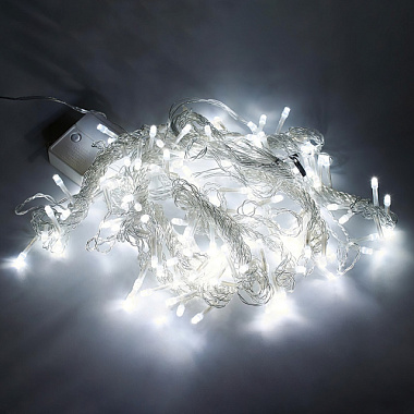 Гирлянда Феникс-Презент 144 LED ламп холодный белый 8 режимов питание от сети IP20 300*200 см 96270