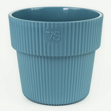 Горшок VipSet Алемар с дренажной системой бирюза 2,4 л АМА-2,4-17