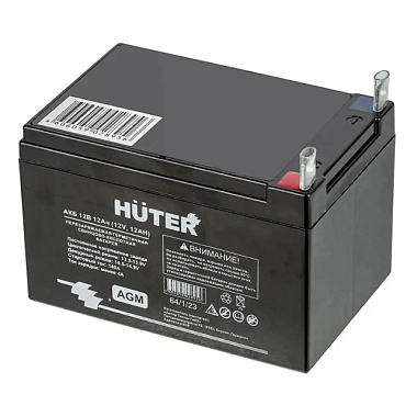 Батарея аккумуляторная АКБ Huter 12В 12Ач 64/1/23