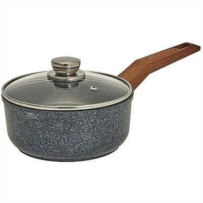 Ковш Гардарика Гранит Мегалит 14 а/п с крышкой 1,6 л 14 см 1616-14-10