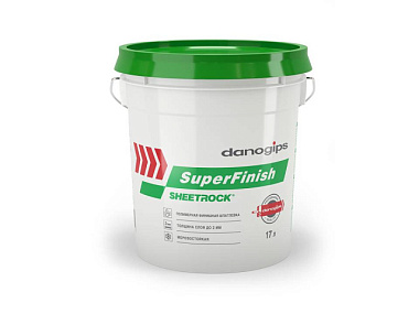 Шпаклевка Danogips SheetRock RMJC SuperFinish универсальная готовая 17 л 28 кг