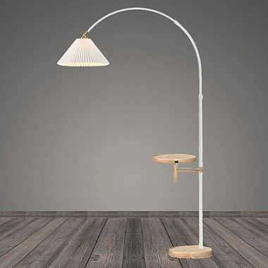 Торшер Росток 200482 белый/белый абажур 1*40W h1650 E27 DIY22 988030228