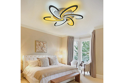 Люстра Ritter Malta диммируемая ДУ 108Вт 34м² белый 720*720*80 мм 52019 1*