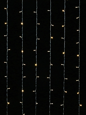 Гирлянда Феникс-Презент 144 LED ламп теплый белый 8 режимов питание от сети IP20 300*200 см 96217