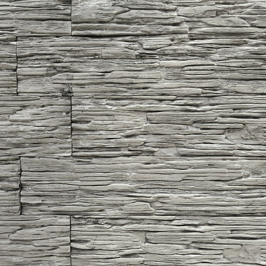 Плитка гипсовая декоративная Сланец серый 0,5 м²