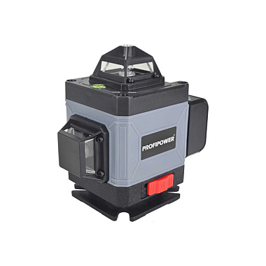 Нивелир лазерный Profipower NL-7016G 16 лучей лазер зеленый Li-ion - 1шт. пульт ДУ кейс E0070