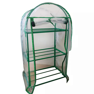 Парник Разборный для балкона 3 полки с чехлом 1200*660*415 мм Т688