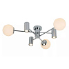 Люстра Schaffner Ollega 9140-3+3 CR 3*E27/60W 3*GU10/7W 80*80*16 см
