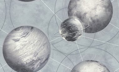 Обои HomeColor Planets 10 ВВ ГТ ФО винил на флизе горячего тиснения 10,05*1,06м HC71987-64