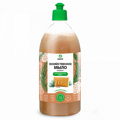 Мыло жидкое хозяйственное Grass с маслом кедра 1л 125549