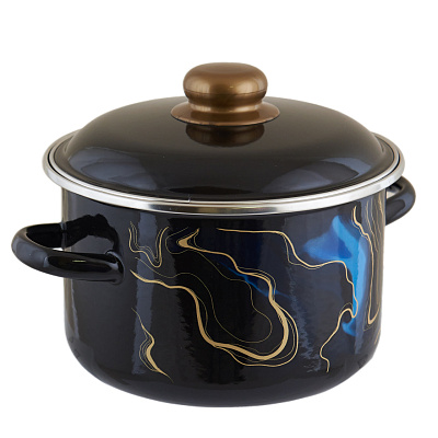 Кастрюля Appetite Mirage эмалированная цилиндрическая 5,5 л 1RD221М