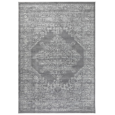 Ковер Flores 1,2*1,7 м 20040A D.Grey/Ivory