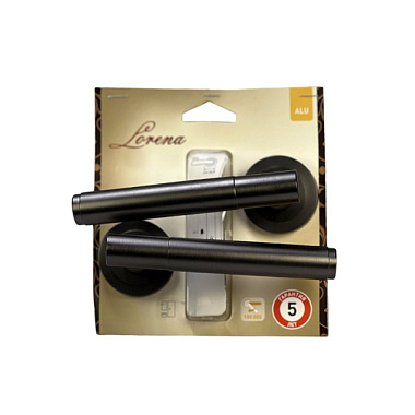 Ручка дверная Lorena BN графит AL 142F
