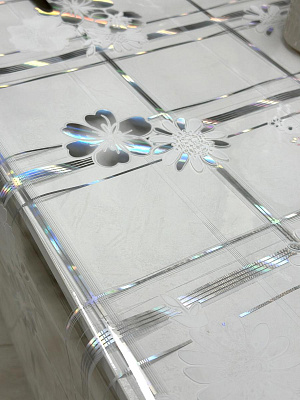 Клеенка Dasch Незабудка прозрачная 140 см BRT-100-1 13040***