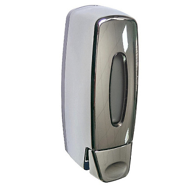 Дозатор Brimix жидкого мыла настенный пластиковый хромированный 400 мл 619***