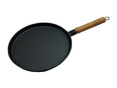 Сковорода блинная Мерали круглая чугунная СЧБ-220