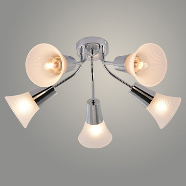 Люстра Росток XA1513/5 CR хром 5*40W E14 d540 h240 HN24 988384166