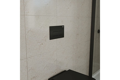 Клавиша смыва D&K Berlin универсальная черный DB1439025