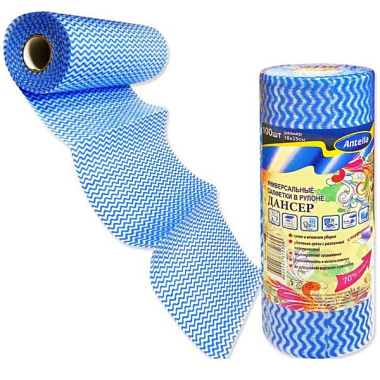 Салфетка целлюлозная Антелла Дансер Целлюлоза универсальная 18*25 см 100 шт/рул 72336-Ц 