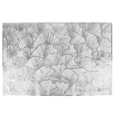 Салфетка-плейсмат сервировочная Nouvelle Daily Аjouré серебро 45*30 см min4 9903305-2