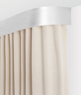 Бленда Legrand для карниза сатин сталь 7 см*30 м