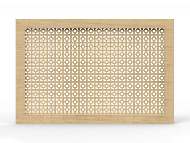 Экран Арк Мастер Модерн рамка Дамаско серый дуб 600*1200 мм