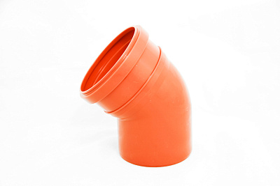 Отвод Политэк ПП наружный 110 мм 45 град 200211045