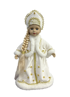 Кукла Феникс-Презент Снегурочка на опоре декоративная 17,5*20,5*32 см 95183