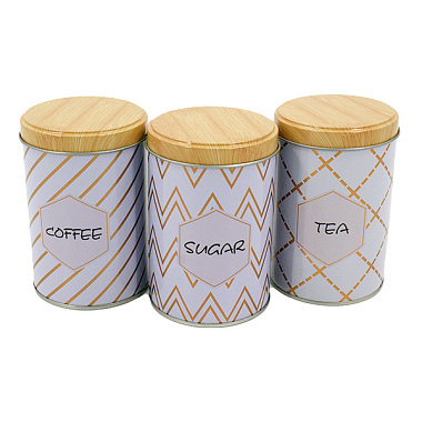 Банка для хранения сыпучих продуктов Flatel металл 9*13 см MC-2211060