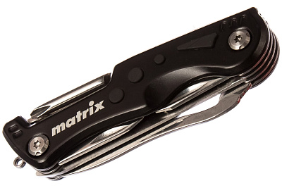 Нож многофункциональный Matrix 7 функций в чехле 107 мм 17624