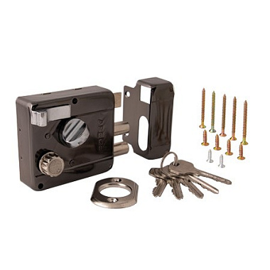 Замок Apecs накладной 0556--C-BN