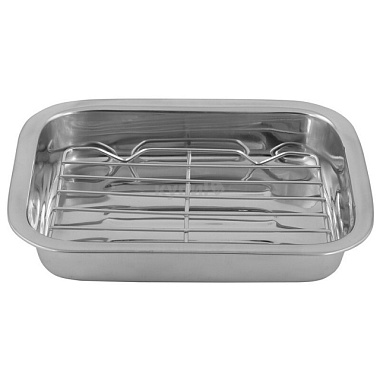 Форма Gaurav Udyog Решетка-гриль нержавеющая прямоугольная 37 см HE2411WG-37