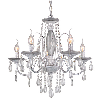 Люстра подвесная Palma Silver Е14 5*40Вт H509*D573 0465CL-5SL***