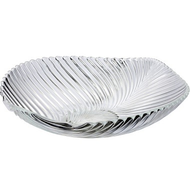 Тарелка Regent Inox Deli Glass стеклянная глубокая 25 см DSP6101-1