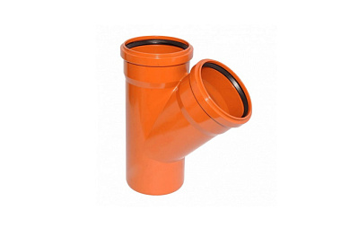 Тройник Политэк ПП наружый 110*110/45 мм 200311045