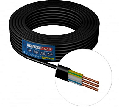 Кабель Мастер Тока ВВГбм-Пнг(A)-LS 3*2,5 20 м черный