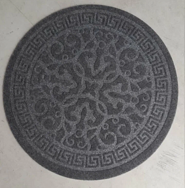 Коврик Kovroff Восток круг серый 65 см ПК/26/23/02