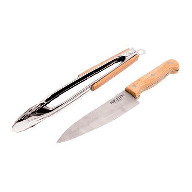 Набор Forester для гриля, щипцы+нож шефа с вилкой 