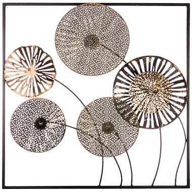 Панно Lefard Цветочная симфония настенное 50,2*50,2*4,4 см 680-135