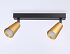 Светильник накладной Ambrella TA13146/2 BK/GD черный/золото GU10/2 max 12W 295*60*130***