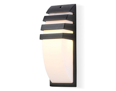 Светильник Ambrella ST5202 BK уличный настенный архитектурный черный IP54 E27 max 40W 331*112*35