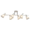 Люстра Imex потолочная 6*40Вт E14 WH MD.4775-6-S WH+CH