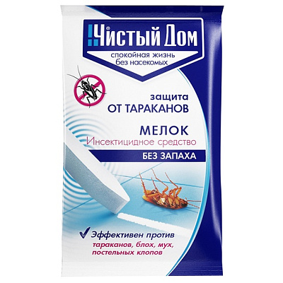 Мелок от тараканов Чистый Дом 1 шт 20 г 02-440