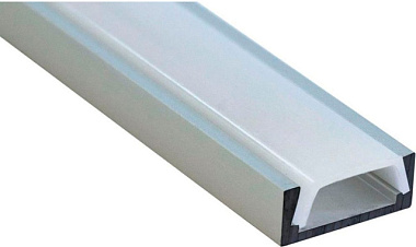 Профиль Feron алюминиевый накл. для светод. лент 2 м матовый экран 2 загл. 4 креп.10267