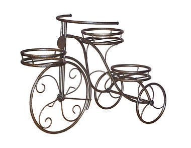 Подставка для цветов Лиана Велосипед-3 490*700*300 мм ЦВ-003