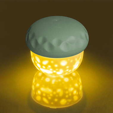 Ночник Lucia Сказки на ночь аккумуляторный 6 режимов свечения 5 сцен проекции диммер мятный 138 