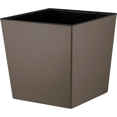 Горшок InGreen London Cube для цветов c дренажной вставкой французский платан 11,6 л IG780110105